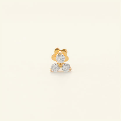 Prism Stud ゴールド 拡大｜Rozea