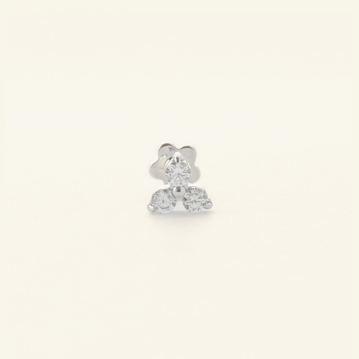Prism Stud シルバー 拡大｜Rozea